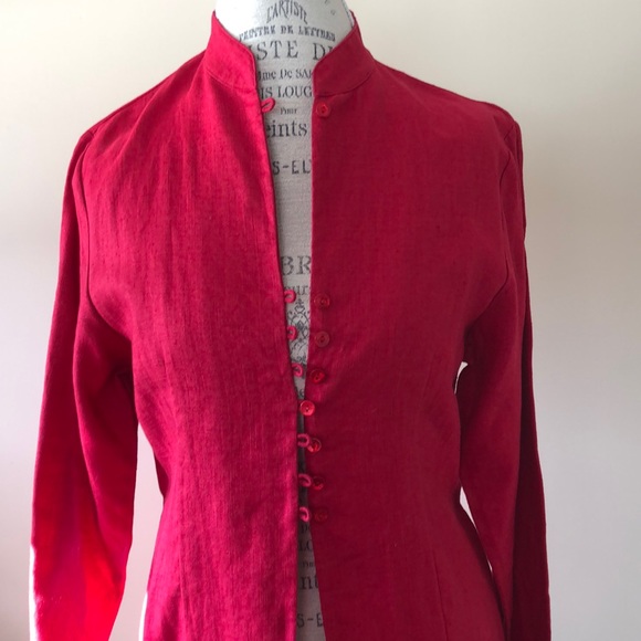 Linen Suit Jacket - Picture 4 of 6